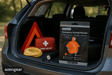 Why Every Car Boot Needs a Survival Poncho - aZengear (Artdriver Ltd)