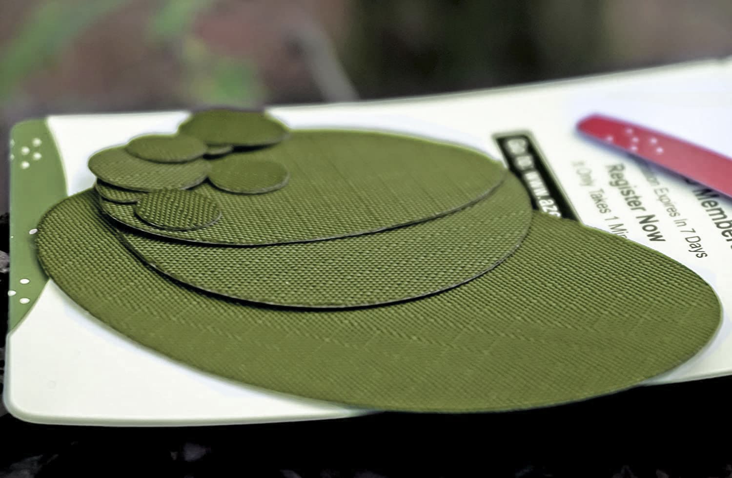 aZengear Olive Down Jacket Repair Patches | Pre-Cut, Self-Adhesive