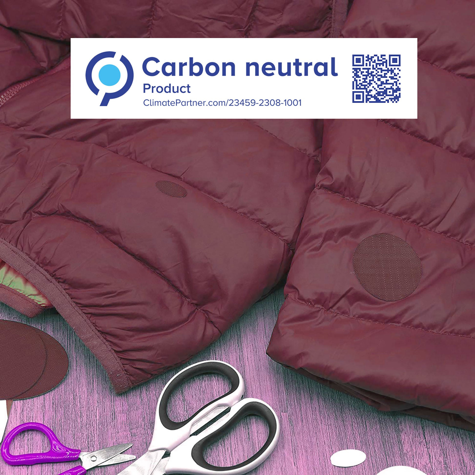 aZengear Burgundy Down Jacket Repair Patches | Pre-Cut, Self-Adhesive, Soft, Waterproof