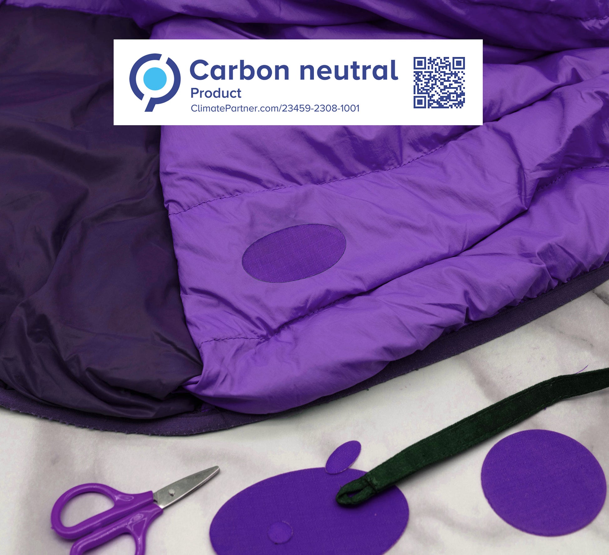 aZengear Purple Down Jacket Repair Patches | Pre-Cut, Self-Adhesive, Soft, Waterproof