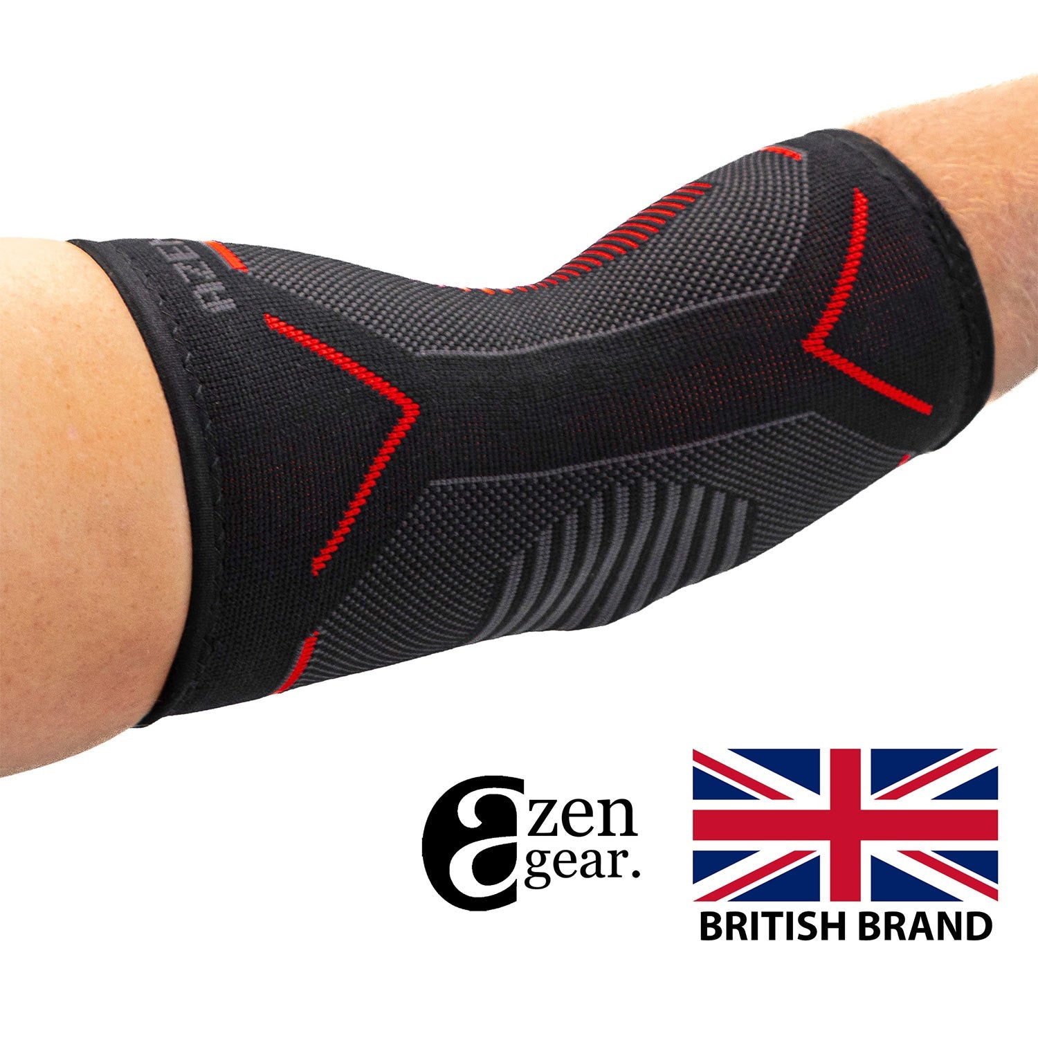 Elbow Support Compression Sleeves (Pair) for Instant Joint Pain Relief - aZengear (Artdriver Ltd)