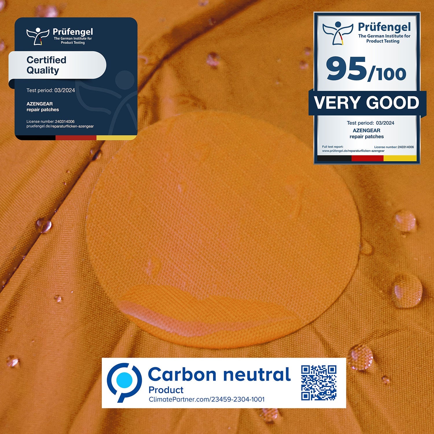 Puffer Jacket Repair Patches - Waterproof, Self - Adhesive, Tear - Cold - Heat - Resistant - aZengear (Artdriver Ltd)