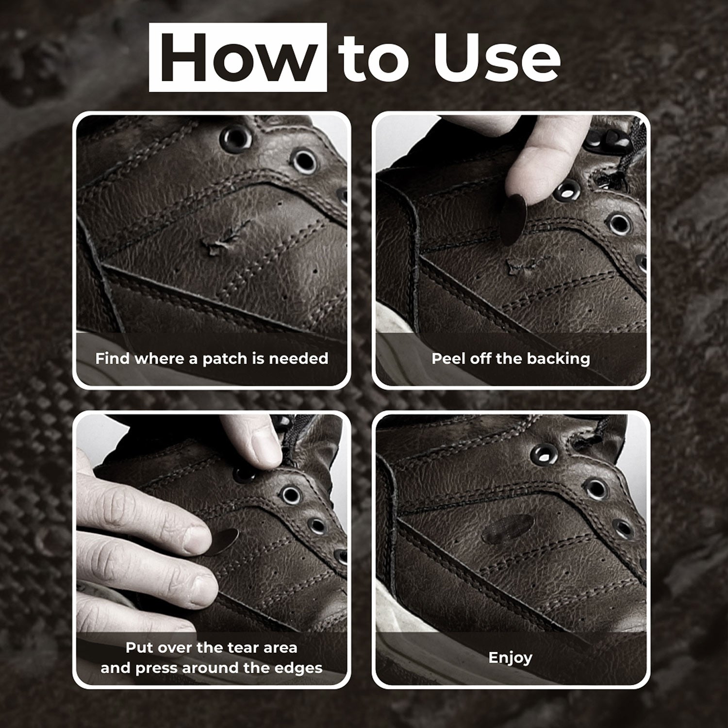 Puffer Jacket Repair Patches - Waterproof, Self - Adhesive, Tear - Cold - Heat - Resistant - aZengear (Artdriver Ltd)