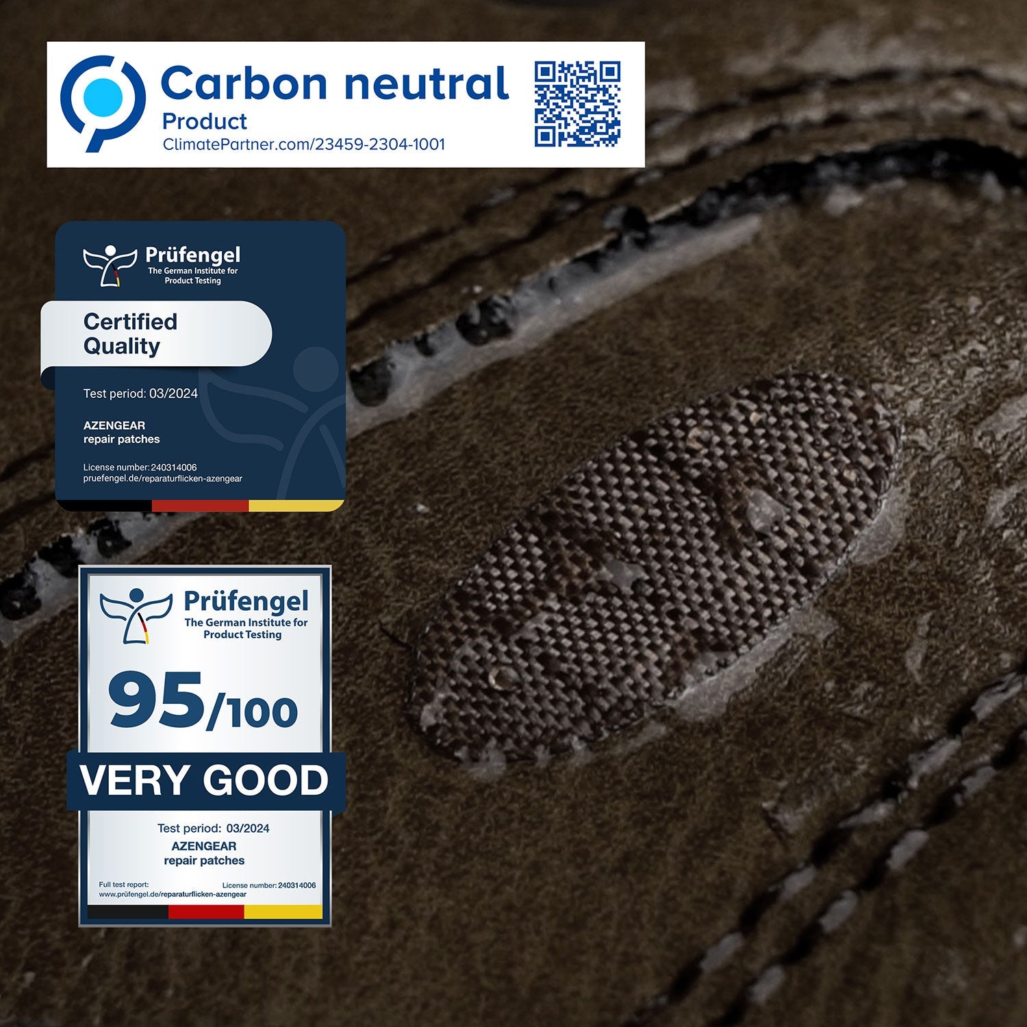 Puffer Jacket Repair Patches - Waterproof, Self - Adhesive, Tear - Cold - Heat - Resistant - aZengear (Artdriver Ltd)