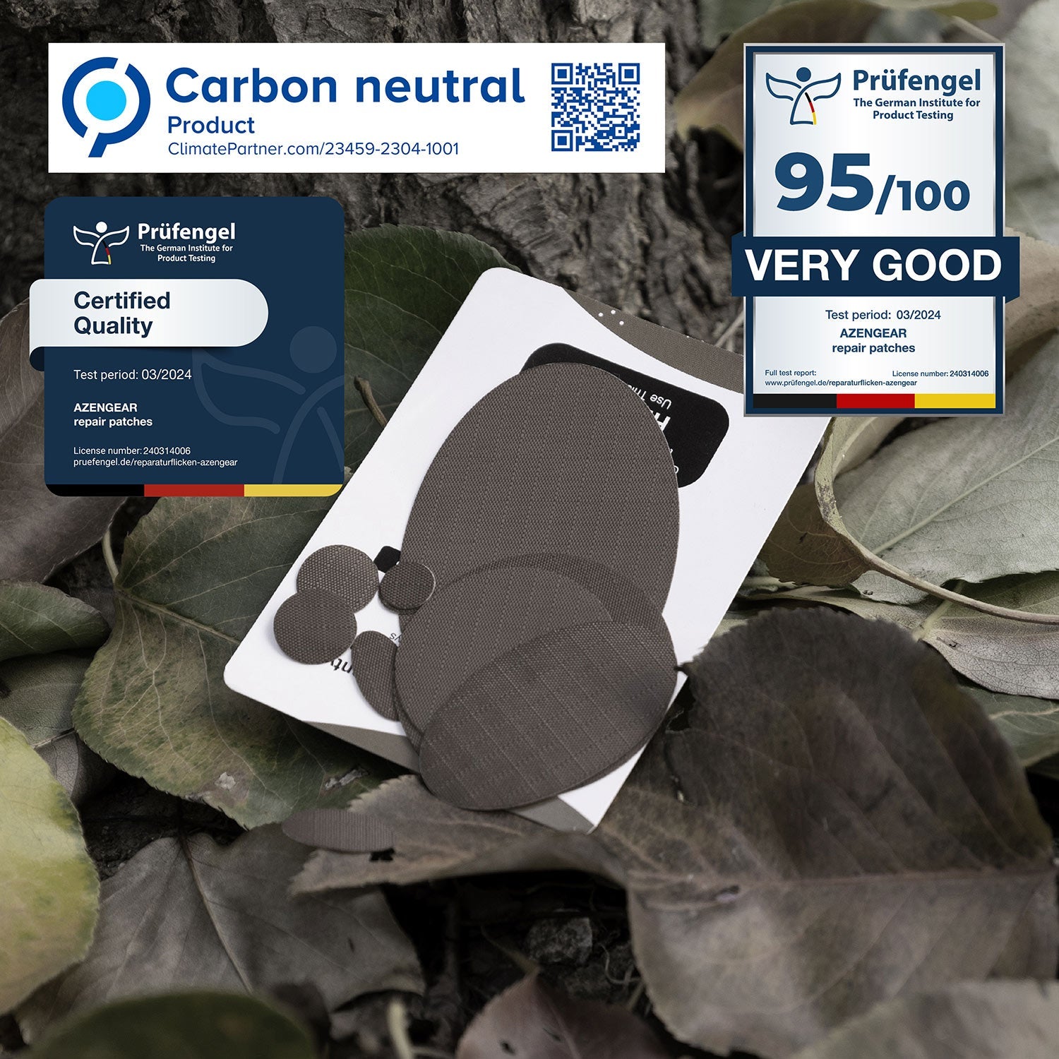 Puffer Jacket Repair Patches - Waterproof, Self - Adhesive, Tear - Cold - Heat - Resistant - aZengear (Artdriver Ltd)