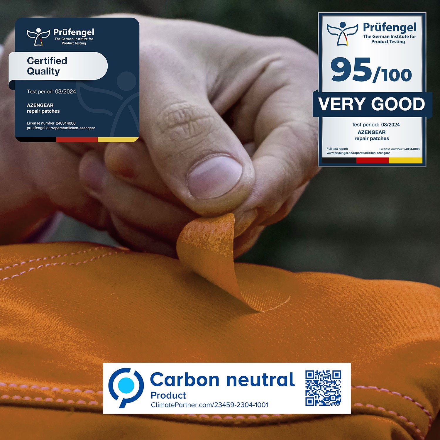 Puffer Jacket Repair Patches - Waterproof, Self - Adhesive, Tear - Cold - Heat - Resistant - aZengear (Artdriver Ltd)