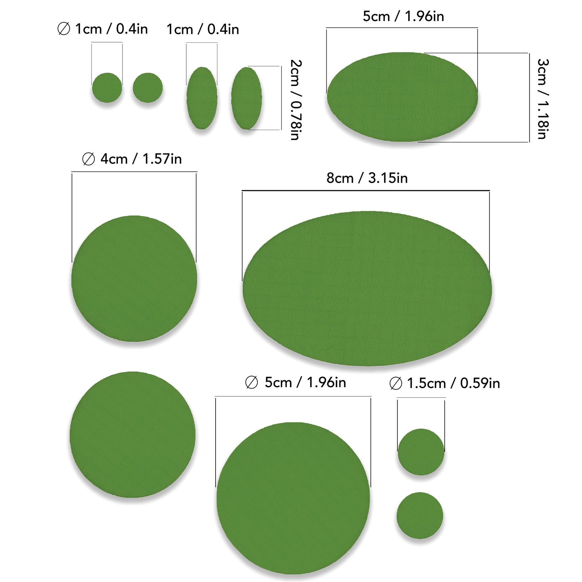 Cool Green Tent Puffer Jacket Repair Patches | Waterproof, Pre-Cut, Self-Adhesive, Tear-Resistant (11 Pieces)