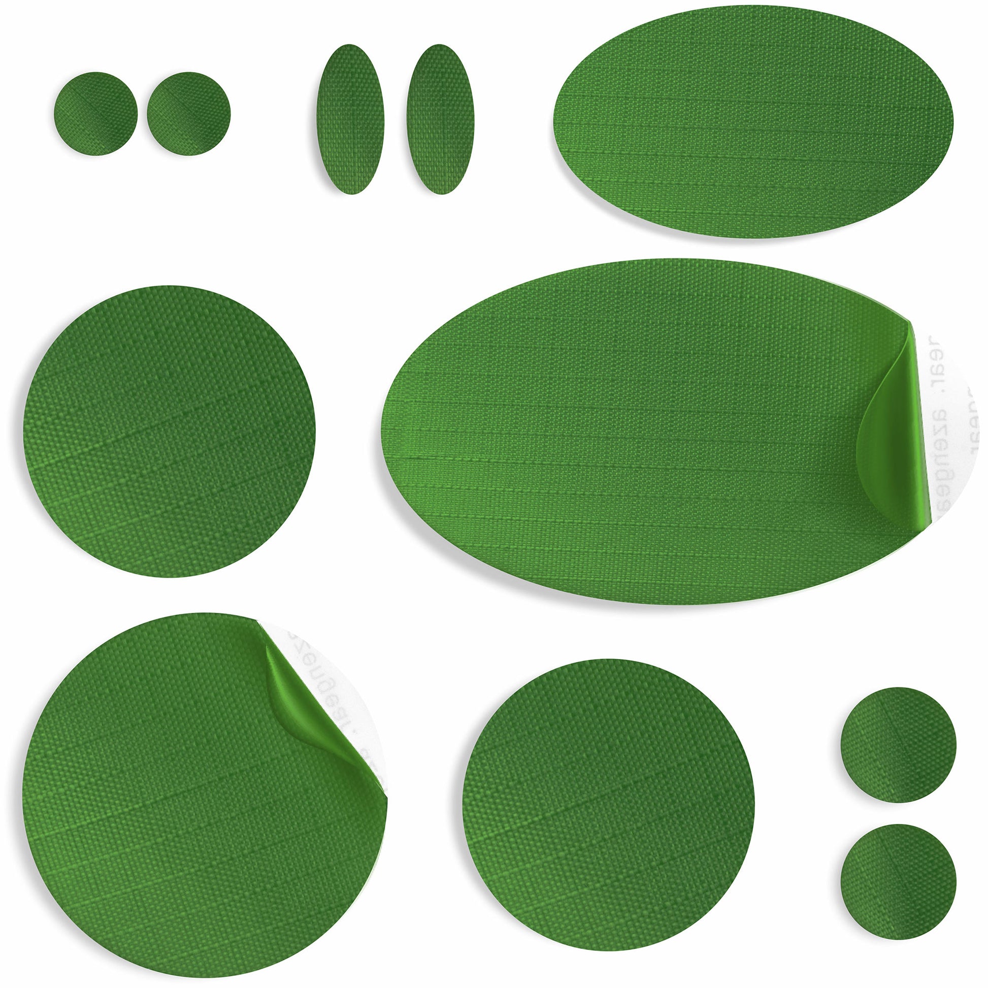 Cool Green Puffer Jacket Repair Patches | Waterproof, Pre-Cut, Self-Adhesive, Tear-Resistant (11 Pieces)