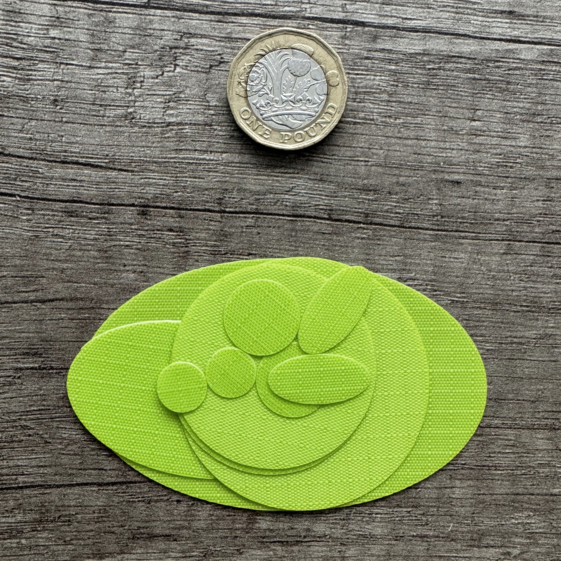 Green Tent Puffer Jacket Repair Patches | Waterproof, Pre-Cut, Self-Adhesive, Tear-Resistant (11 Pieces)
