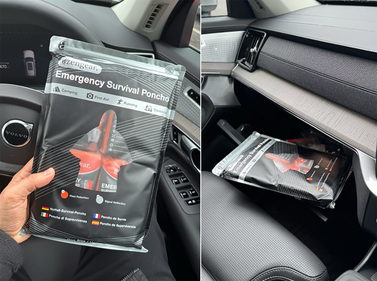 Reversible Emergency Survival Foil Poncho (4pc) - aZengear (Artdriver Ltd)