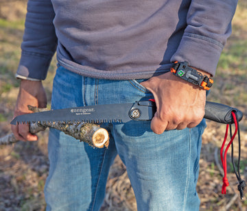 Folding camping saw for bushcraft