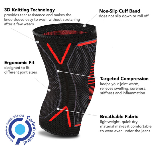 Knee Compression Support Brace (Pair) - aZengear