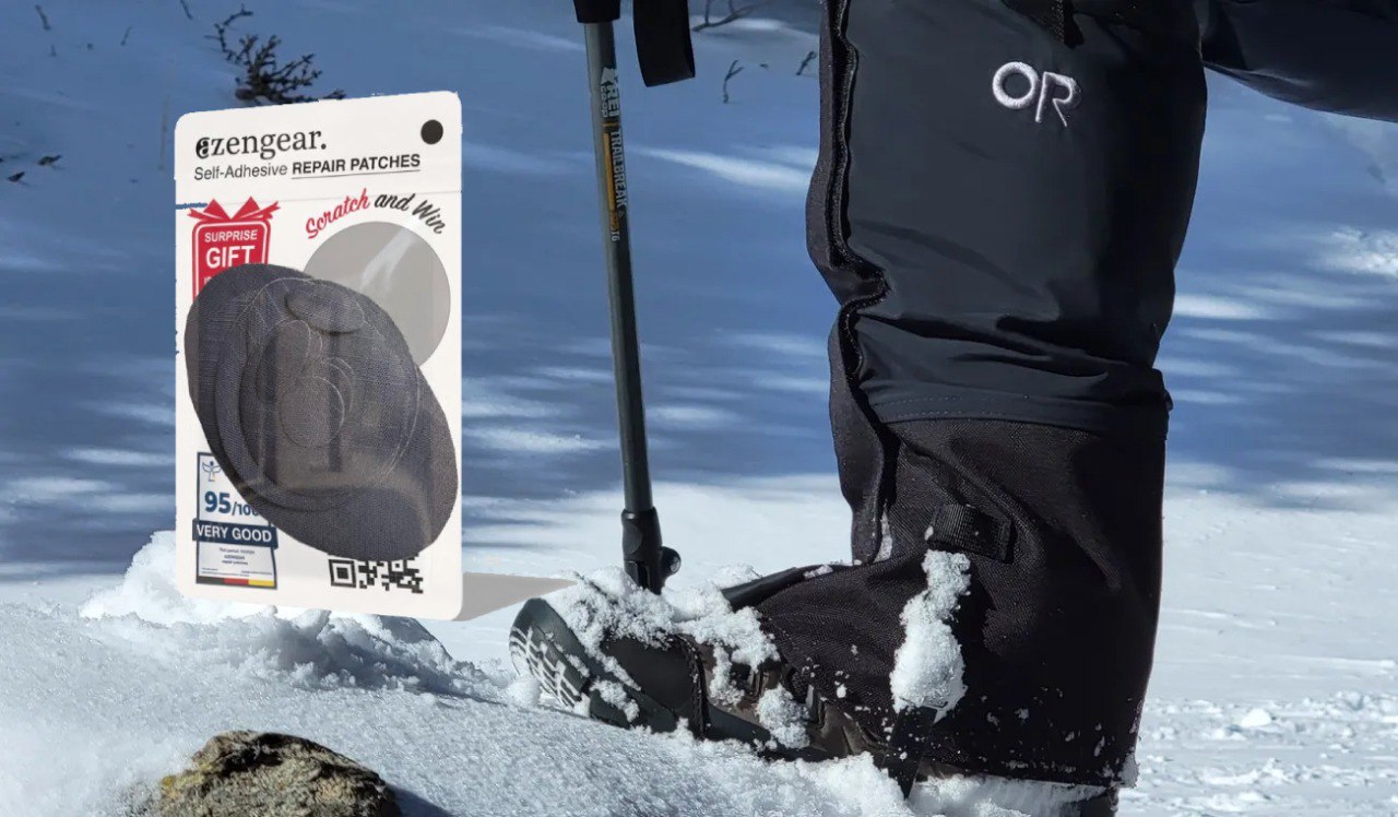 How to Repair Tears in Waterproof Gaiters with Self-Adhesive Patches