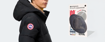 canada goose jacket repaired  by azengear patches