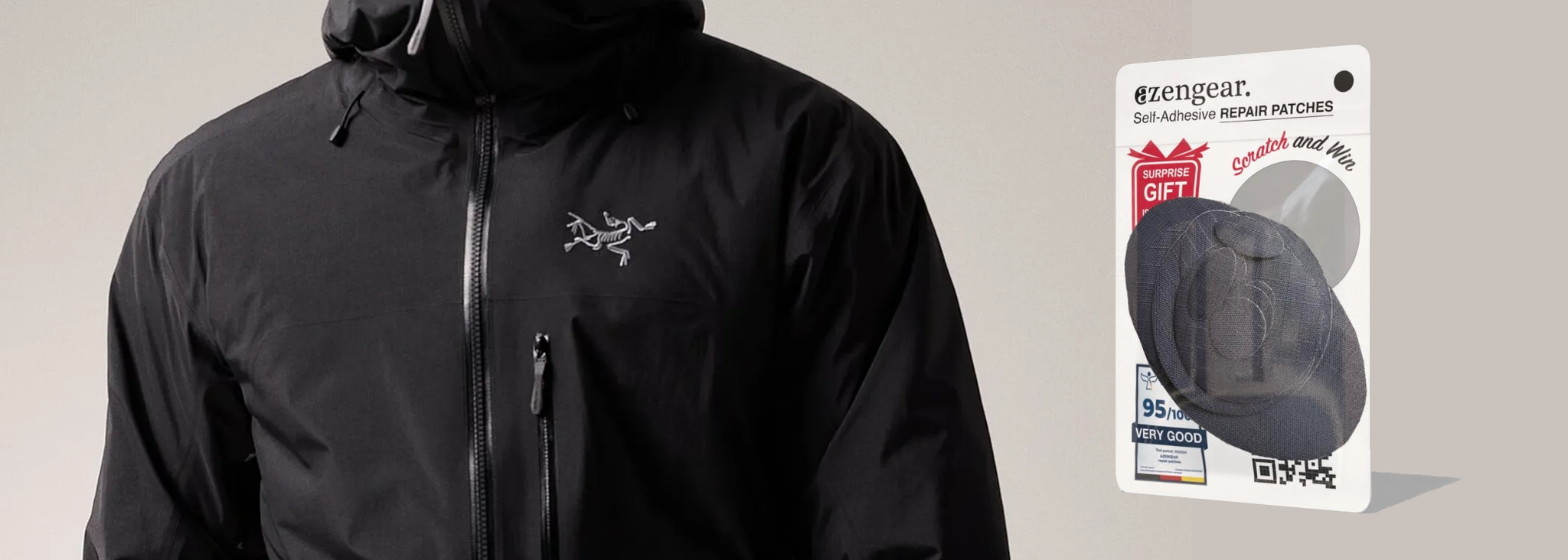 Reviving My Arc’teryx Jacket with aZengear Patch Repair