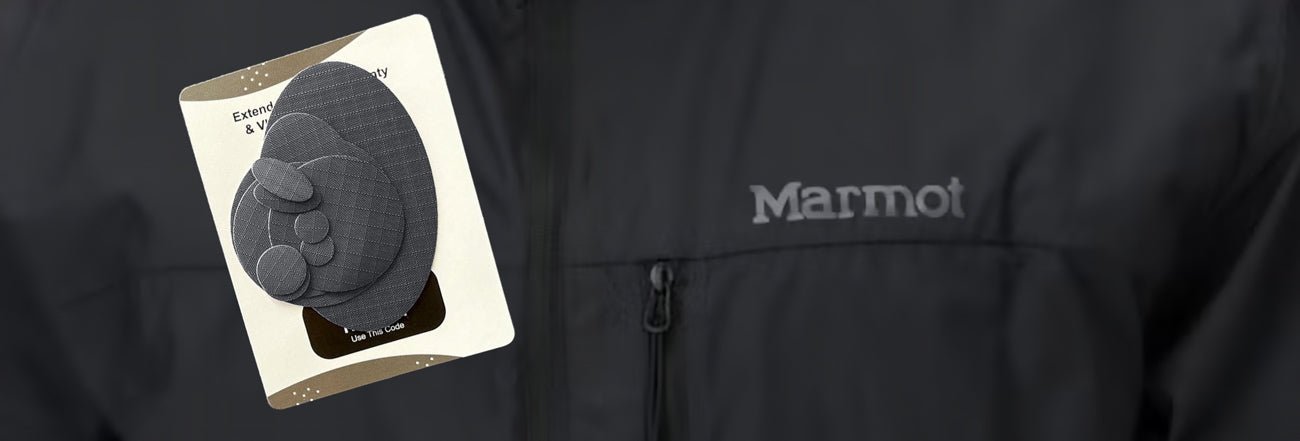 How to Easily Fix Your Marmot Jacket with aZengear Repair Patches - aZengear (Artdriver Ltd)