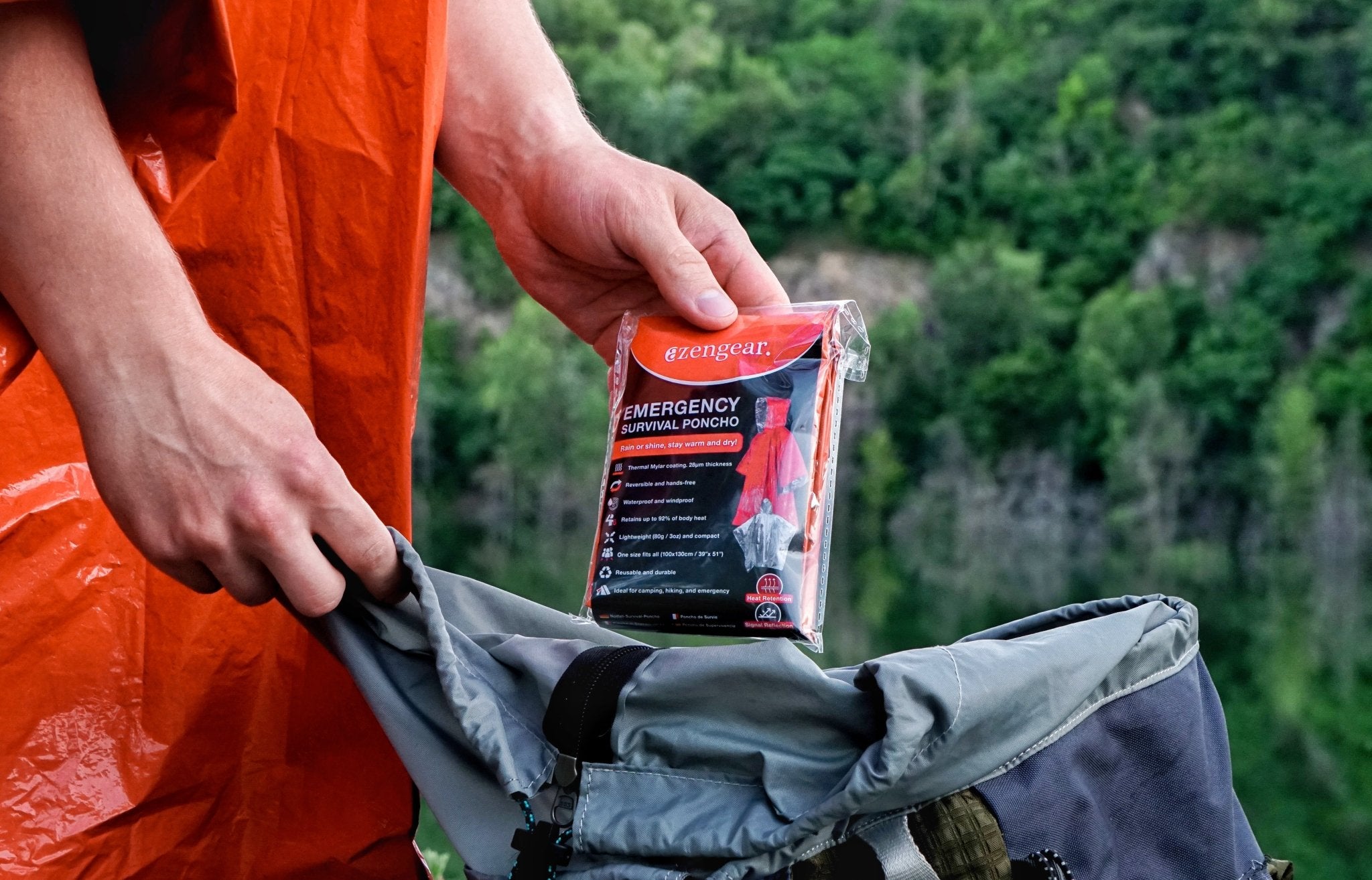 The Essential Role of Survival Poncho:  Embracing Summer Camping - aZengear