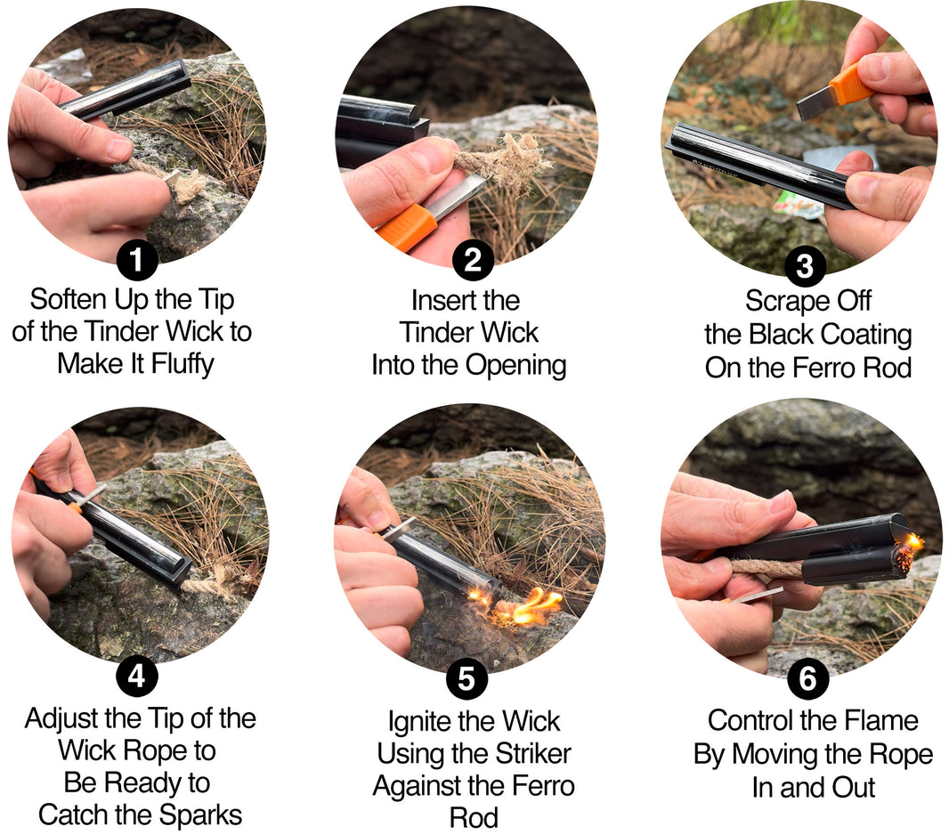 aZengear Flint Steel Pro How to Use Instructions