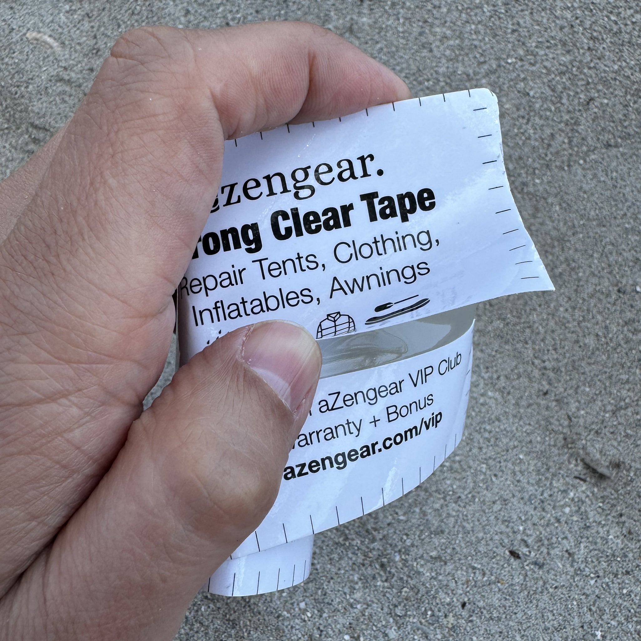 aieve tent repair tape aZengear Clear Tenacious Waterproof Tape for Tent Repair
