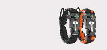 Outdoor Gear - Survival Bracelet Kit with Fire Starter