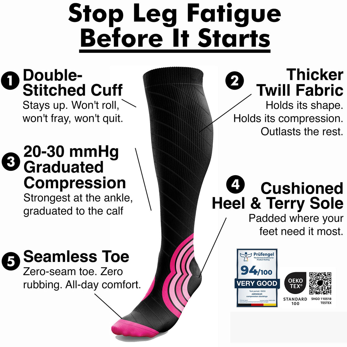 Compression Socks for Women and Men - aZengear