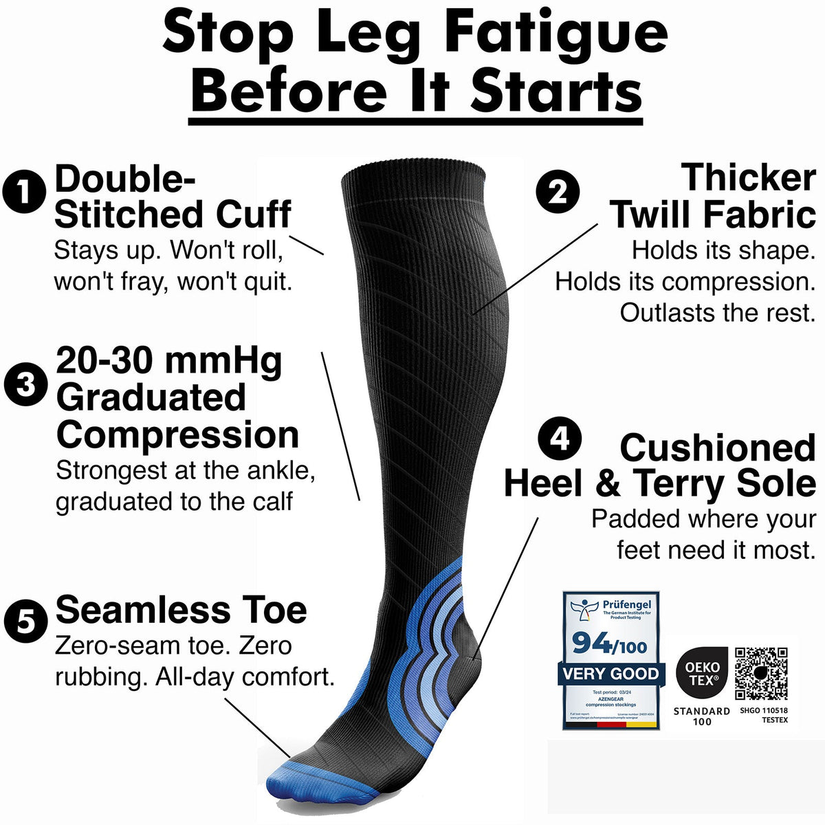 Compression Socks for Women and Men - aZengear