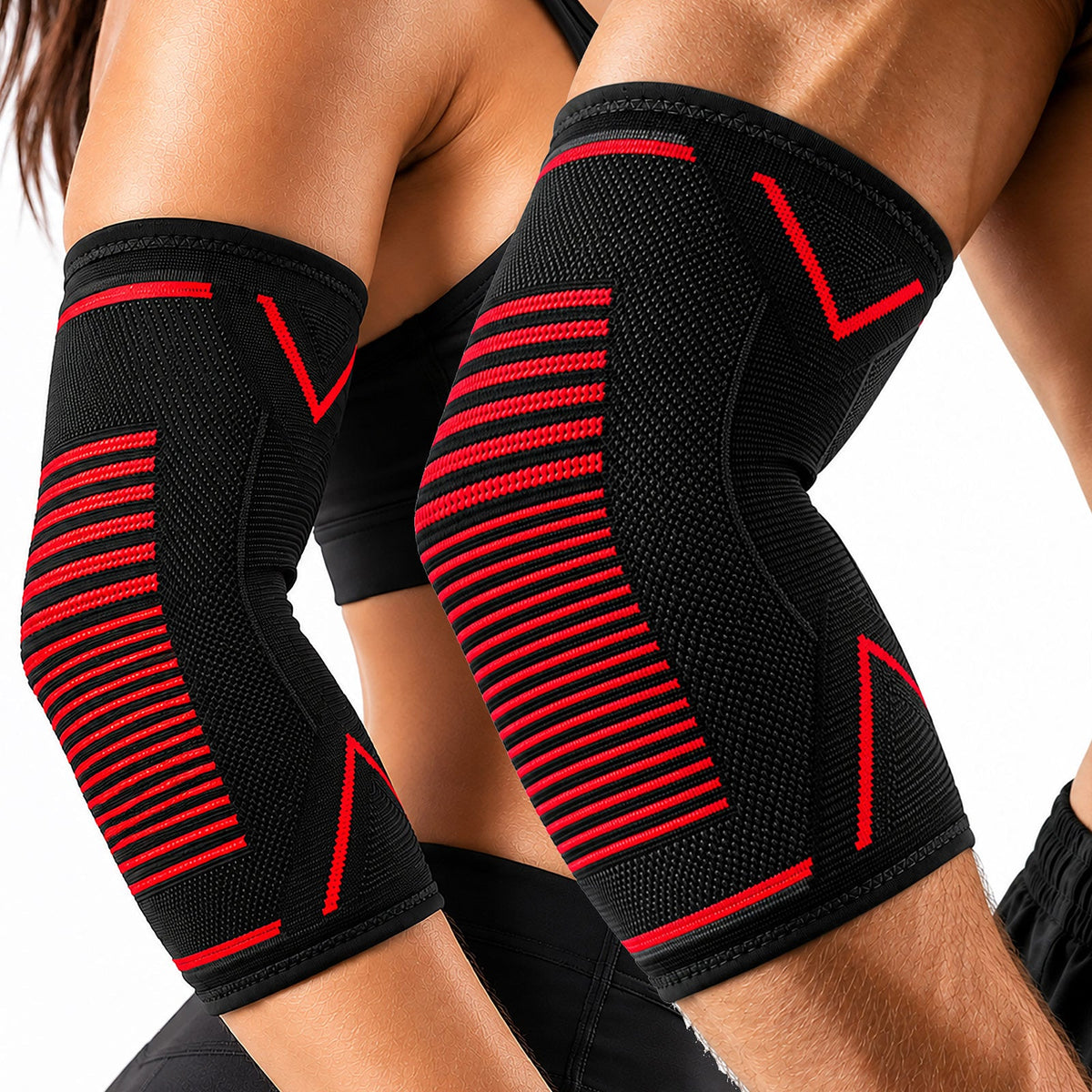 Elbow Support Brace (2 Pack) for Men and Women, Tennis and Golfers - aZengear