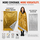 Notfall-Rettungsfolien (10er-Pack), thermisches Mylar, wasserdicht — image 3
