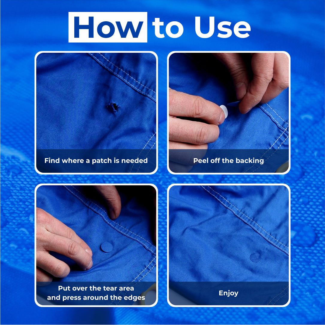 Down Jacket Repair Patches | Pre-Cut, Self-Adhesive, Soft, Waterproof, Tear-Resistant