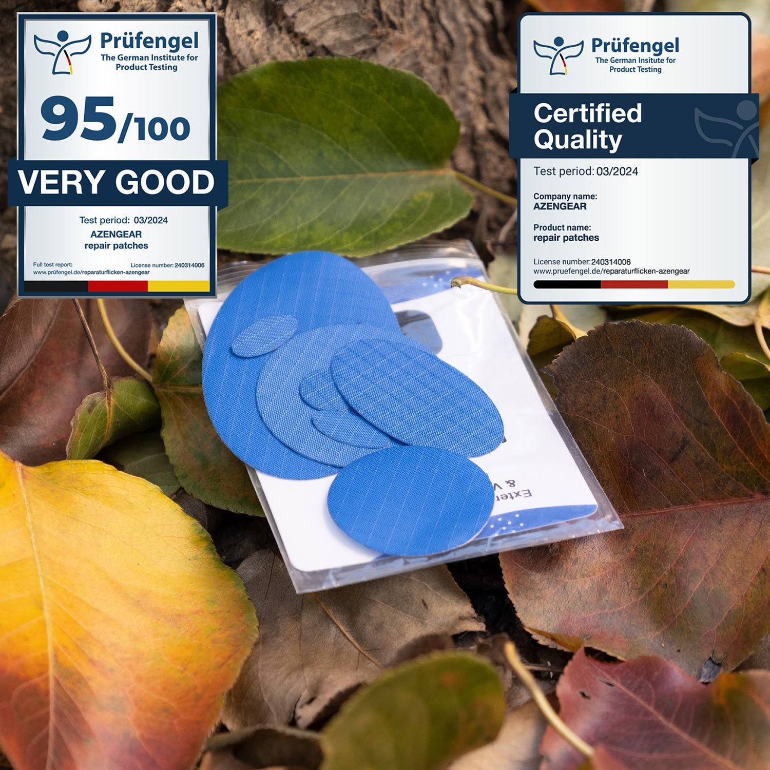 Jacket Repair Patches - Waterproof, Self - Adhesive, Tear - Cold - Heat - Resistant - aZengear