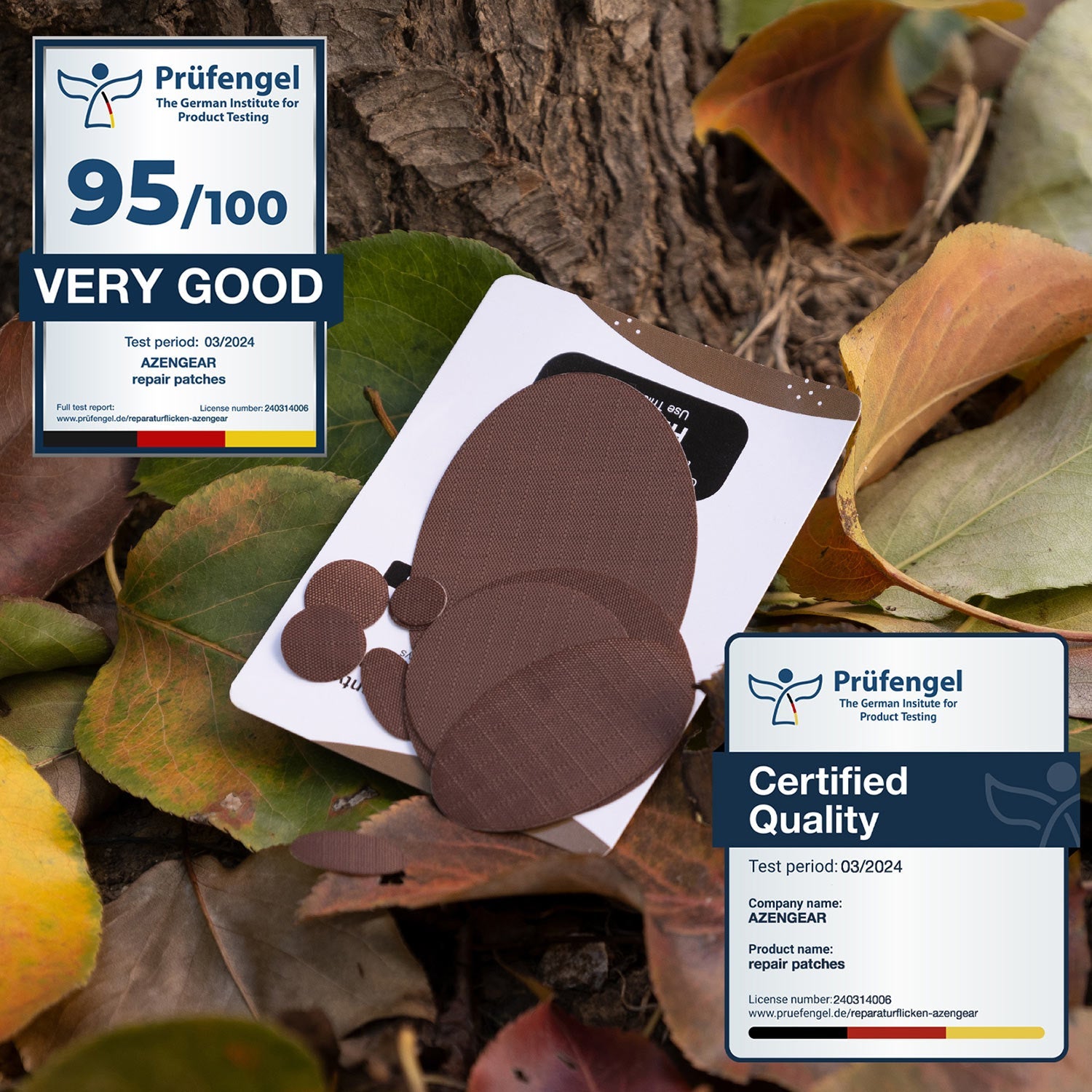 Jacket Repair Patches - Waterproof, Self - Adhesive, Tear - Cold - Heat - Resistant - aZengear