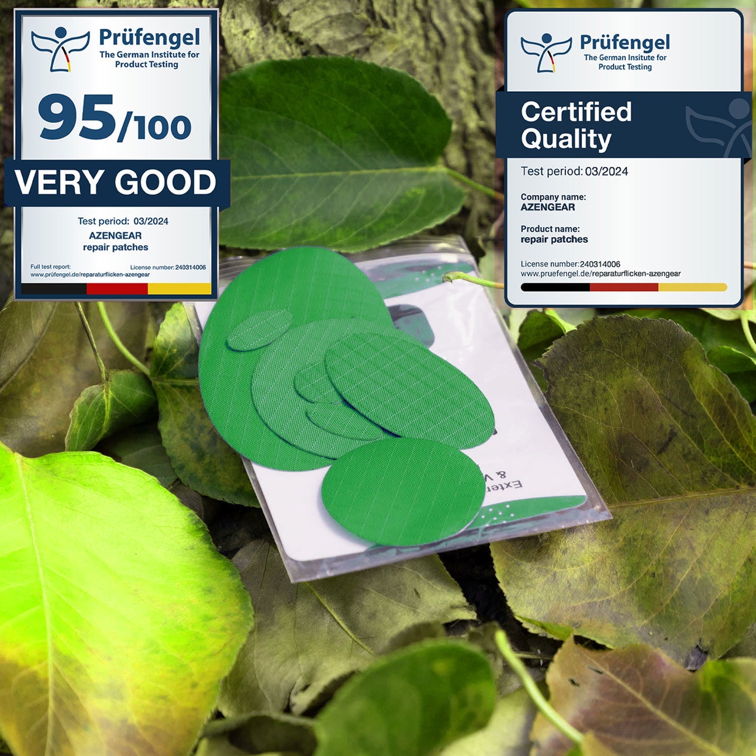 Jacket Repair Patches - Waterproof, Self - Adhesive, Tear - Cold - Heat - Resistant - aZengear