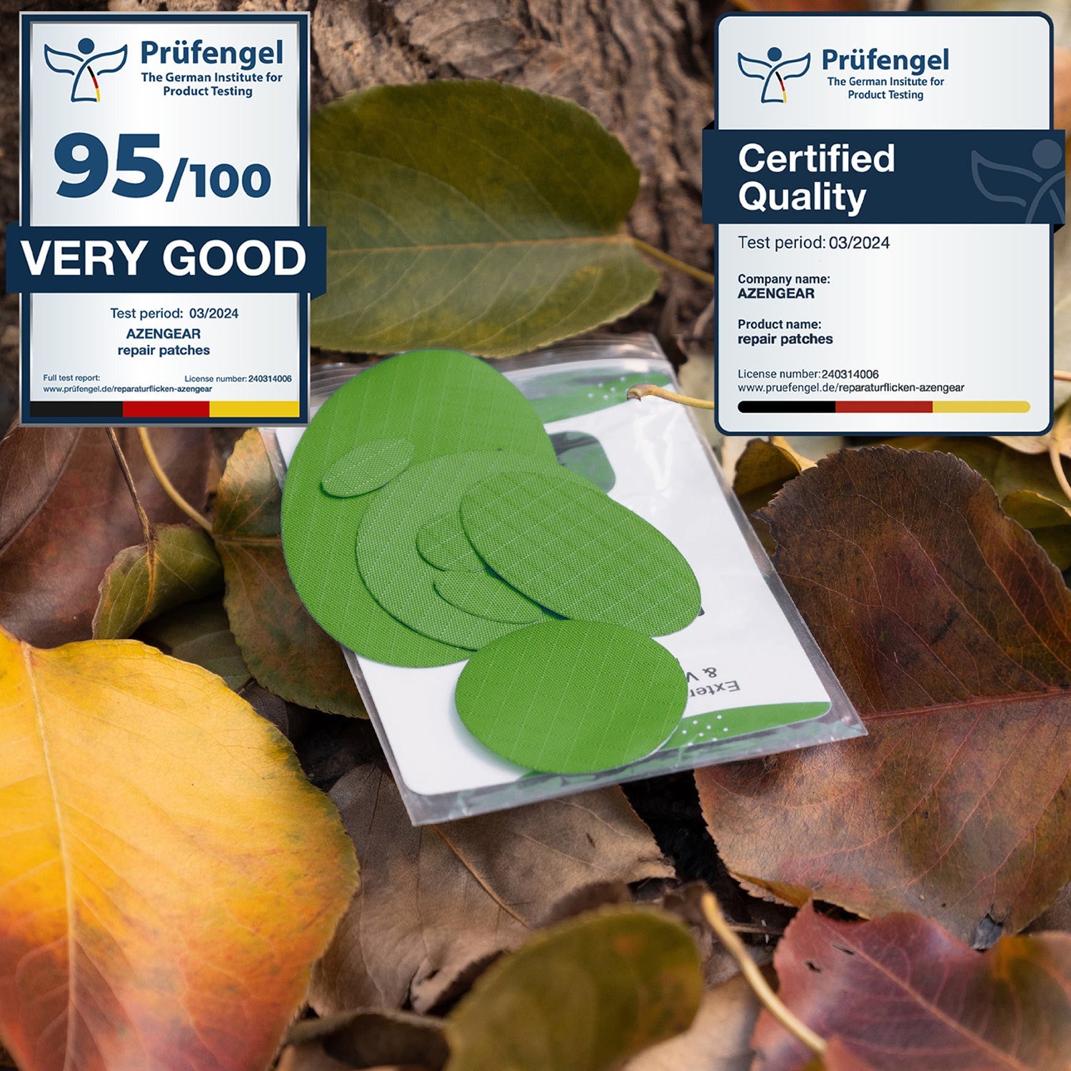 Jacket Repair Patches - Waterproof, Self - Adhesive, Tear - Cold - Heat - Resistant - aZengear