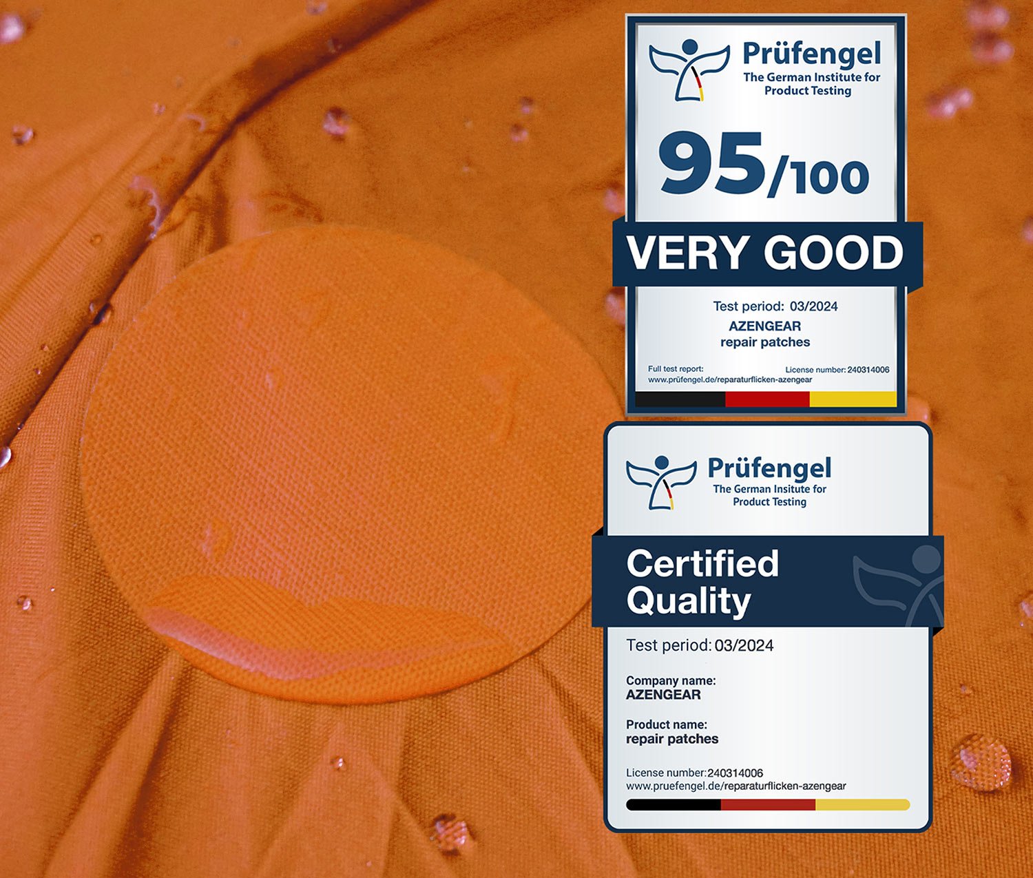 Jacket Repair Patches - Waterproof, Self - Adhesive, Tear - Cold - Heat - Resistant - aZengear