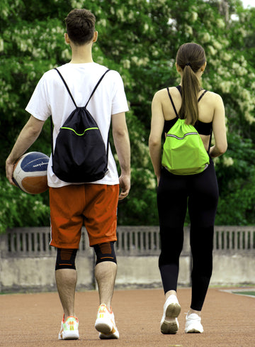 Drawstring Gym Bag, Waterproof Rucksack for Sport, PE, Swim, Beach, Yoga