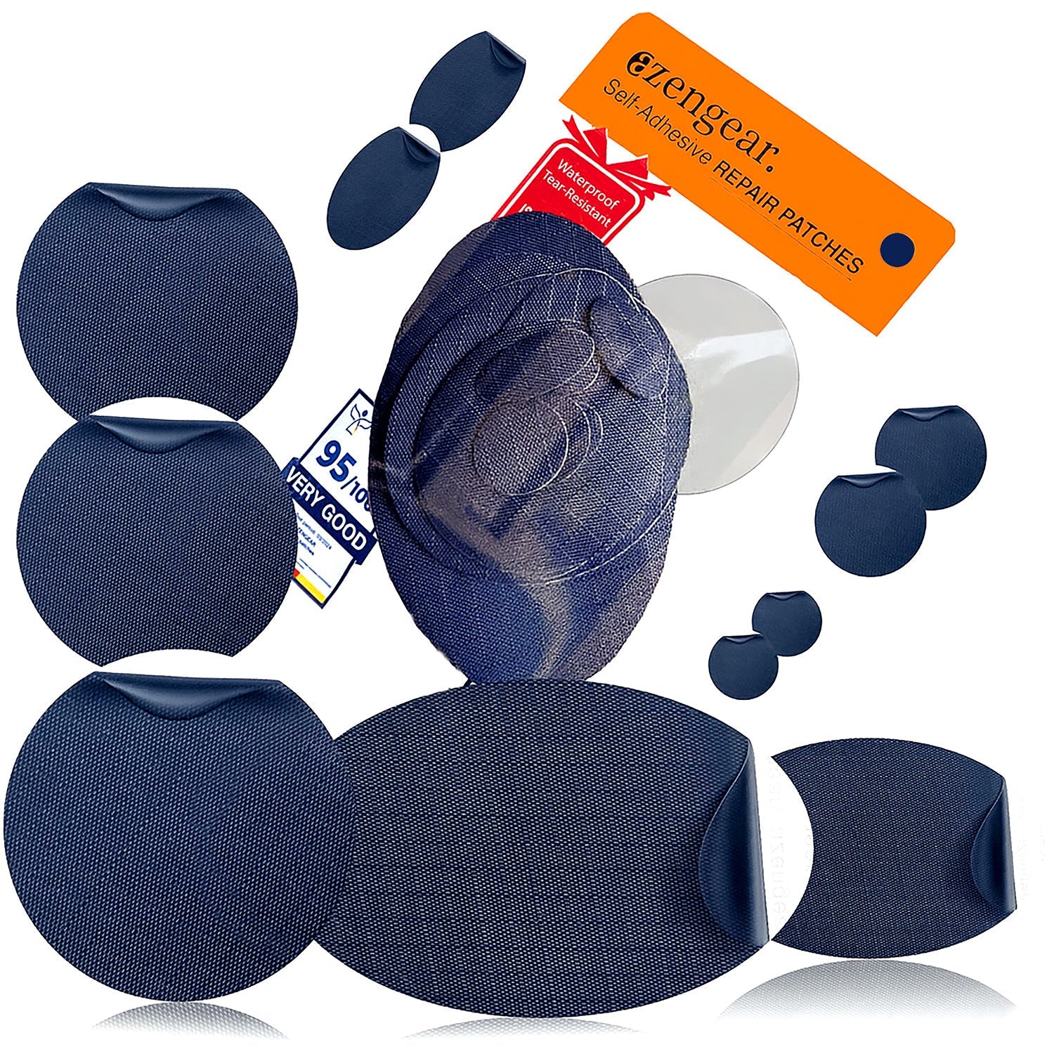 Puffer Jacket Repair Patches - Waterproof, Self - Adhesive, Tear - Cold - Heat - Resistant - aZengear