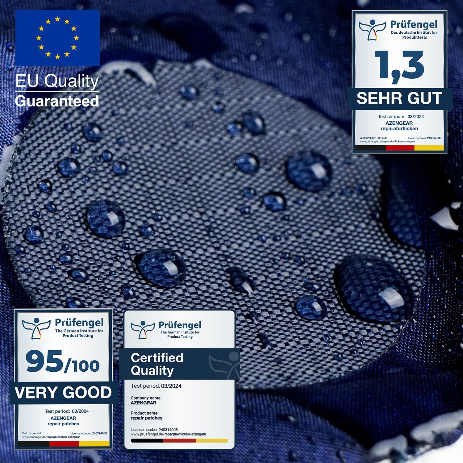 Puffer Jacket Repair Patches - Waterproof, Self - Adhesive, Tear - Cold - Heat - Resistant - aZengear