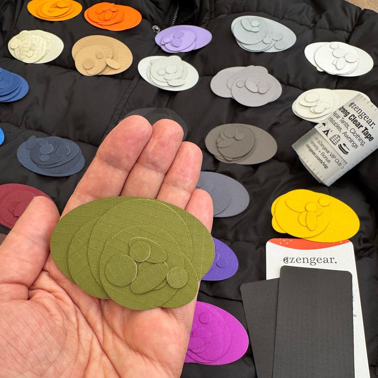 Puffer Jacket Repair Patches - Waterproof, Self - Adhesive, Tear - Cold - Heat - Resistant - aZengear