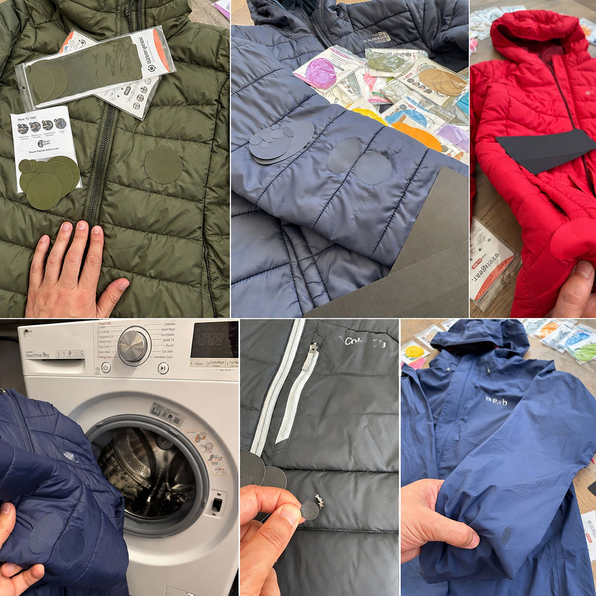 Self-Adhesive Puffer Jacket Repair Patches (30+ Colours) - aZengear