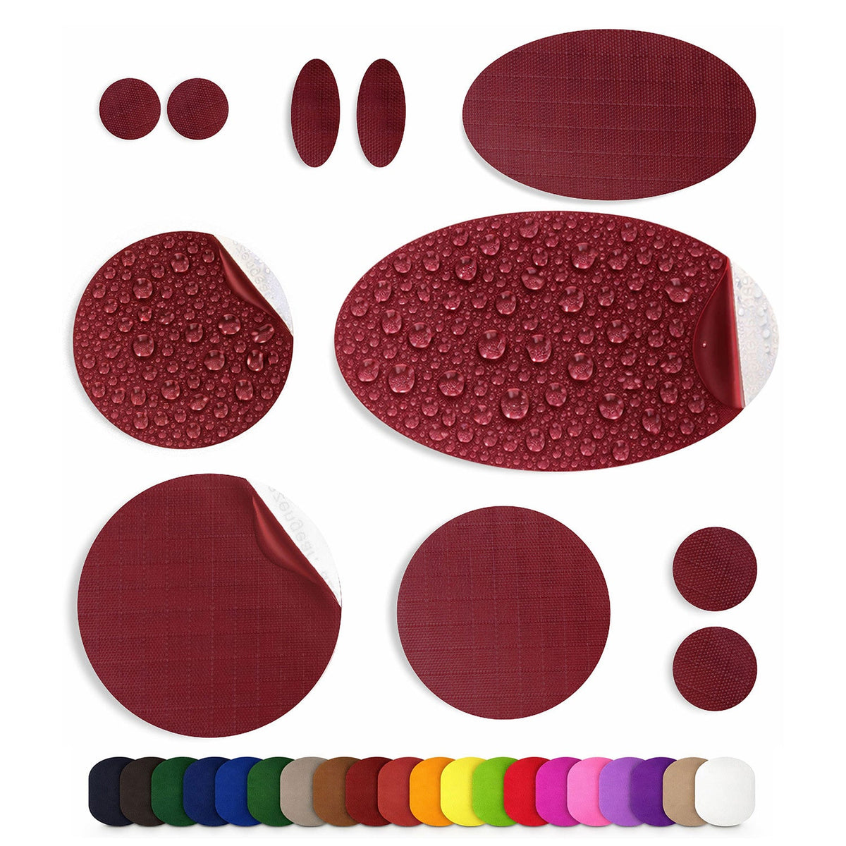 Self-Adhesive Puffer Jacket Repair Patches (30+ Colours) - aZengear