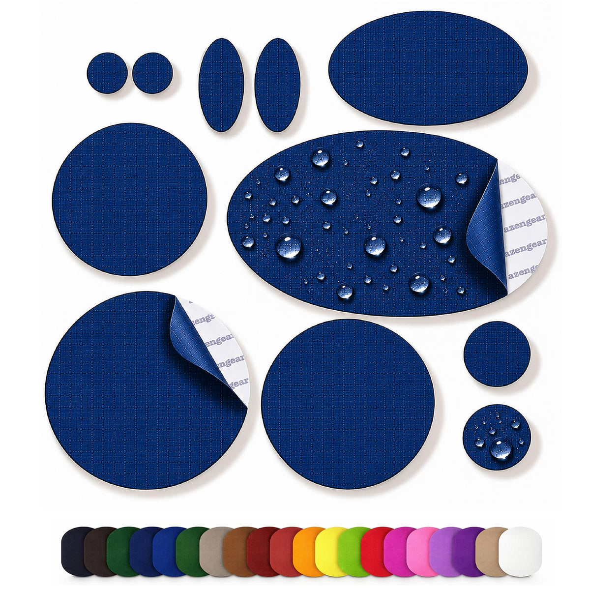 Self-Adhesive Puffer Jacket Repair Patches (30+ Colours) - aZengear