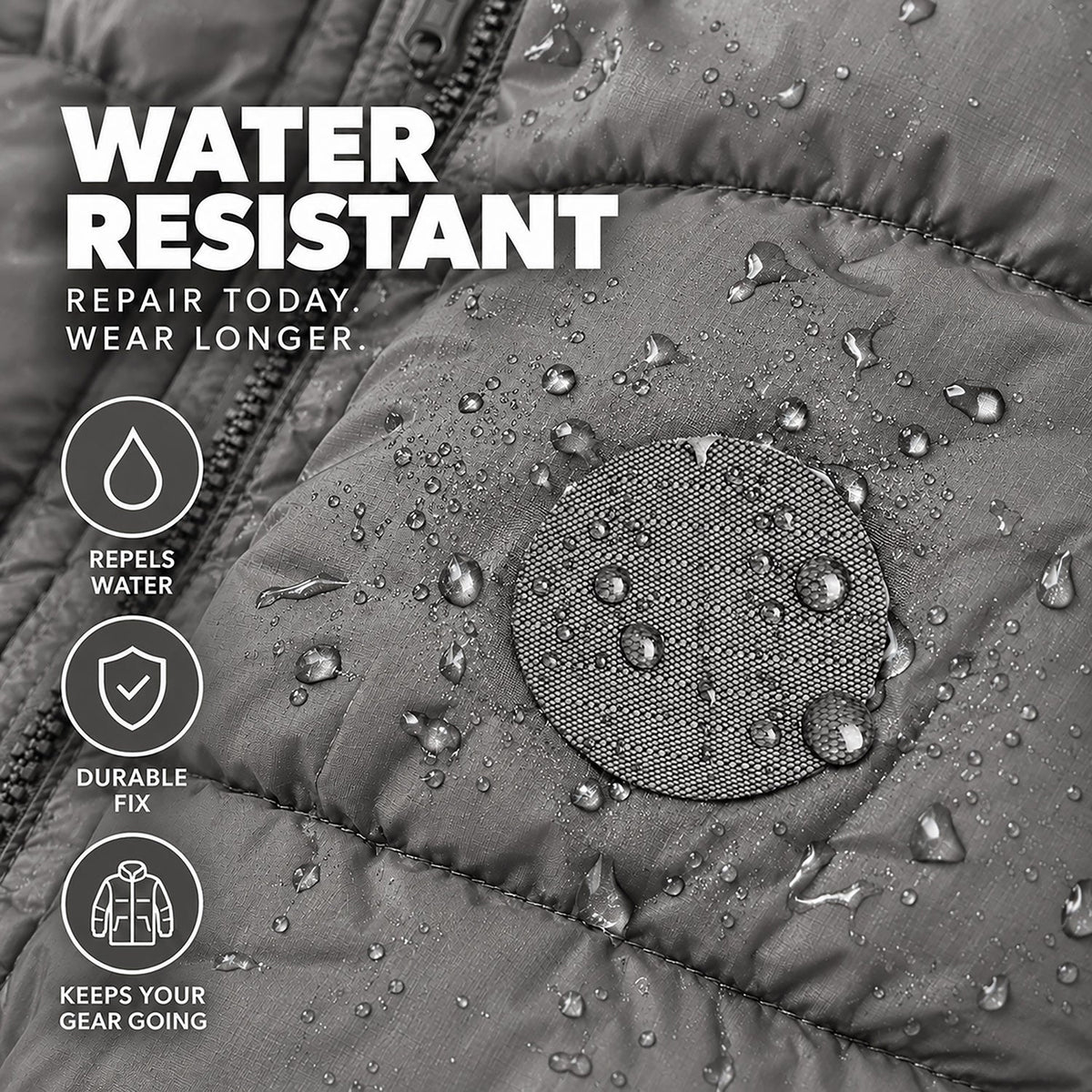 Self-Adhesive Puffer Jacket Repair Patches (30+ Colours) - aZengear