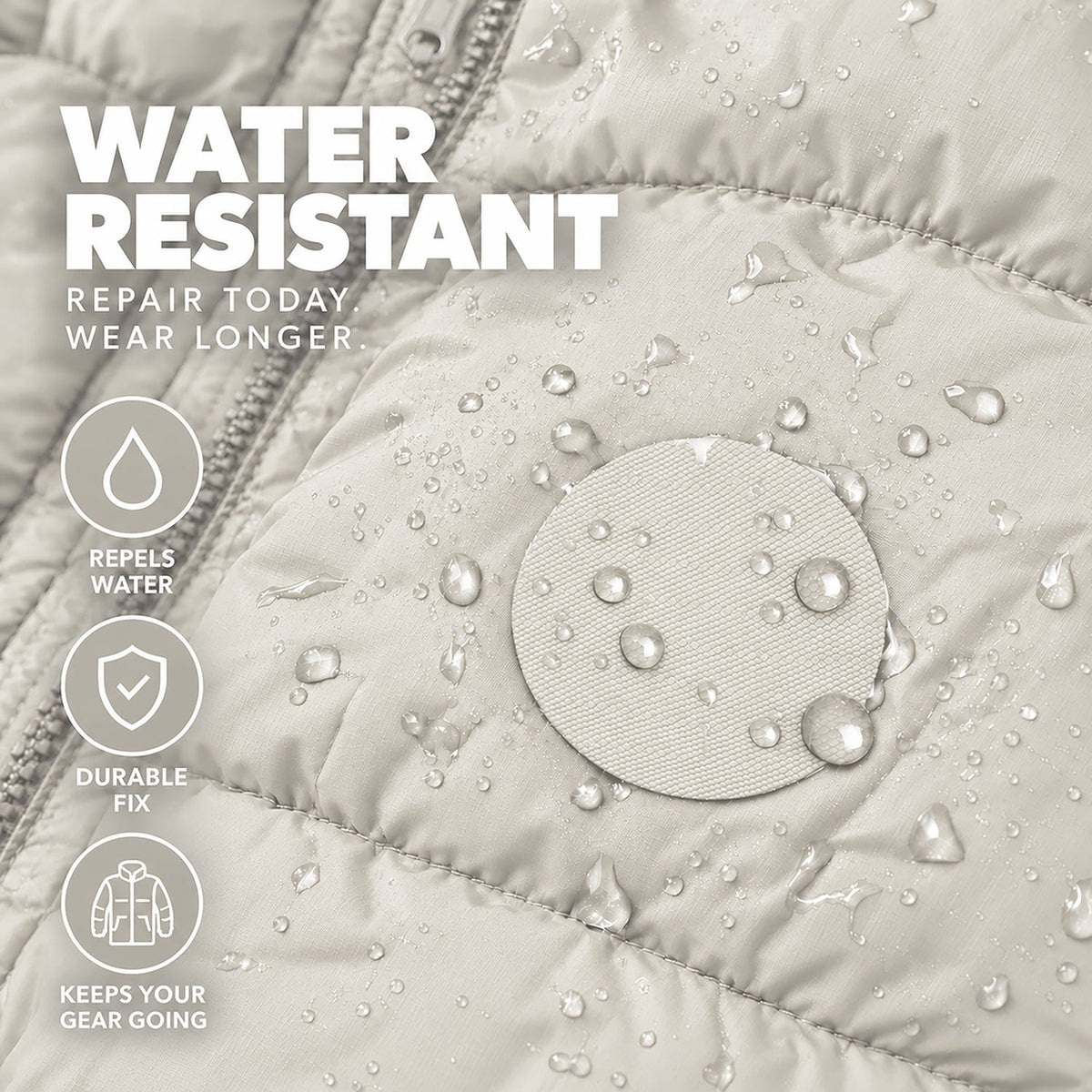 Self-Adhesive Puffer Jacket Repair Patches (30+ Colours) - aZengear