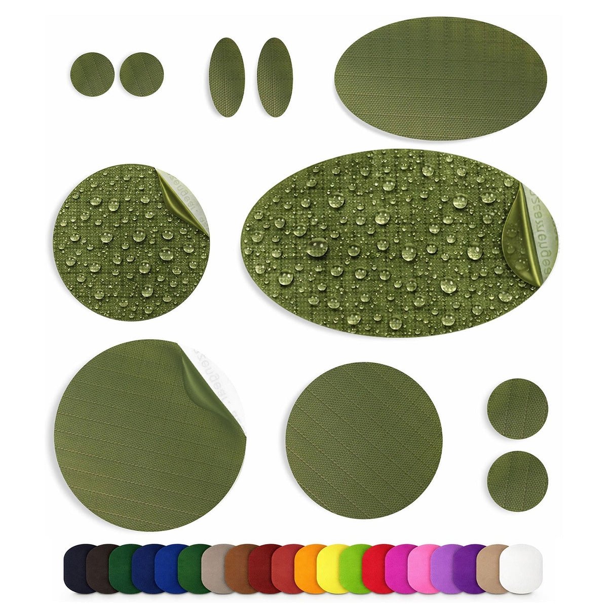 Self-Adhesive Puffer Jacket Repair Patches (30+ Colours) - aZengear