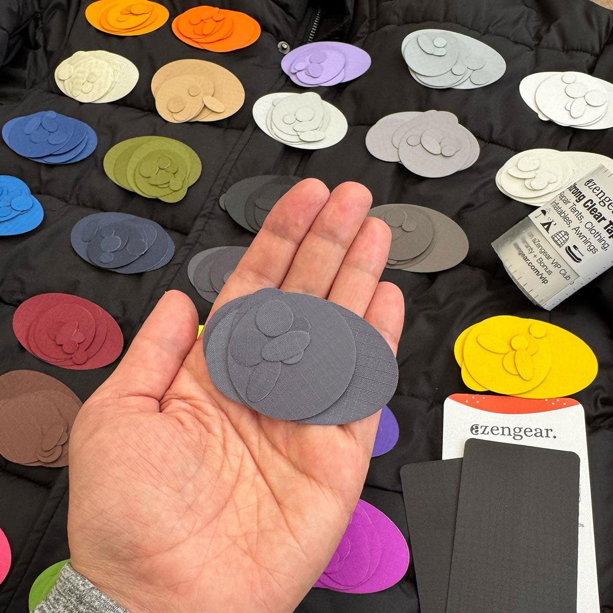 Self-Adhesive Puffer Jacket Repair Patches (30+ Colours) - aZengear