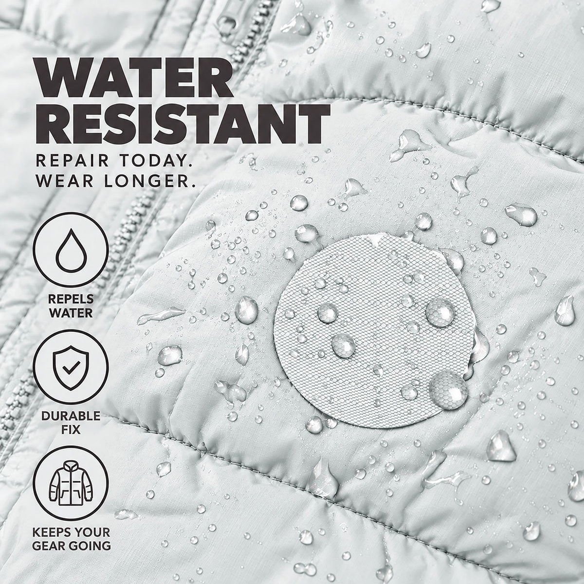 Self-Adhesive Puffer Jacket Repair Patches (30+ Colours) - aZengear