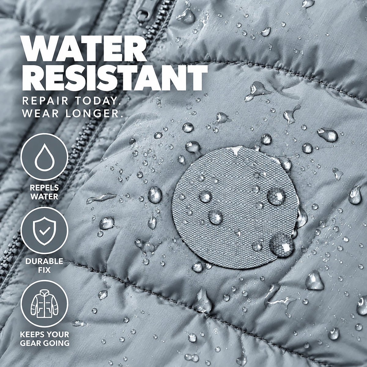 Self-Adhesive Puffer Jacket Repair Patches (30+ Colours) - aZengear