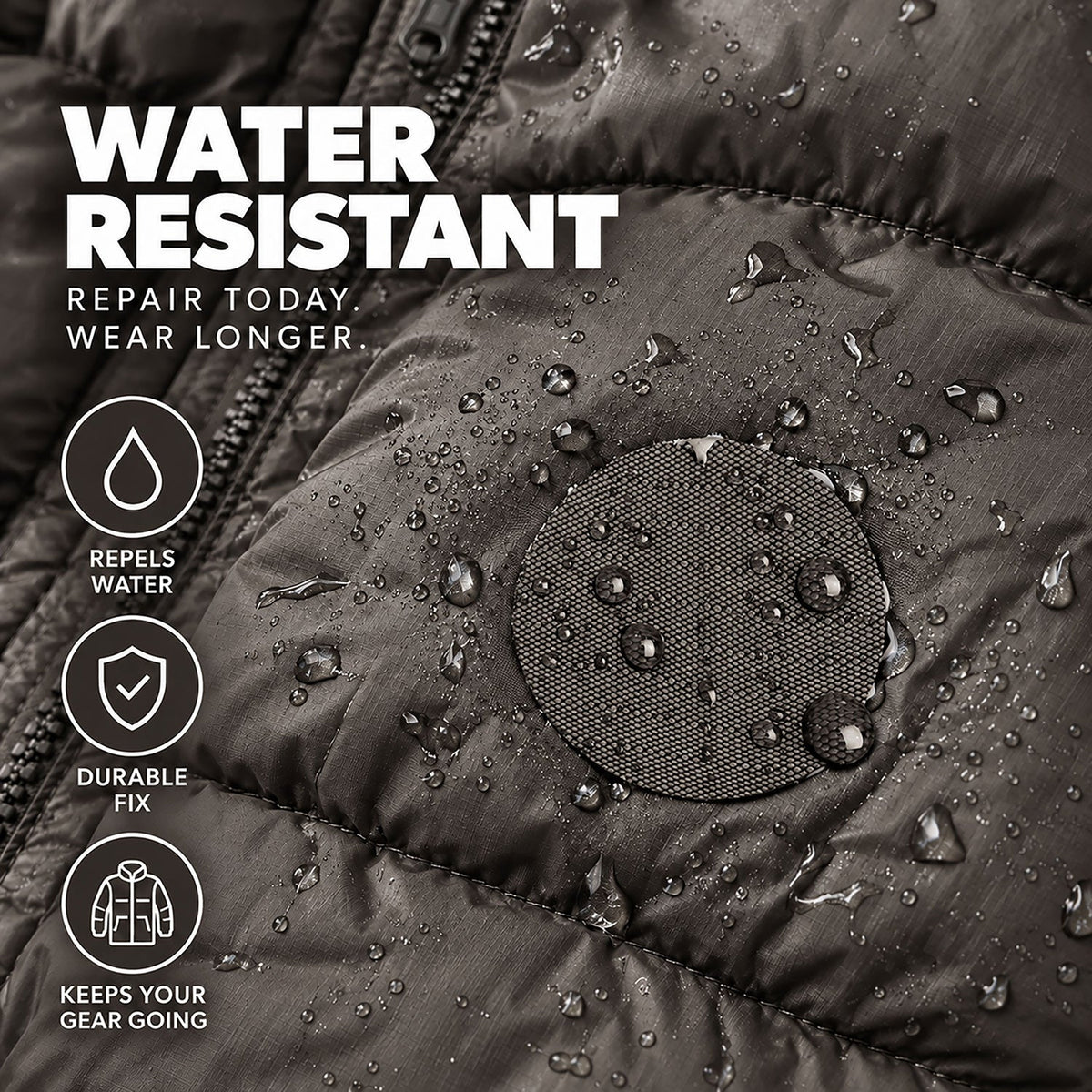 Self-Adhesive Puffer Jacket Repair Patches (30+ Colours) - aZengear