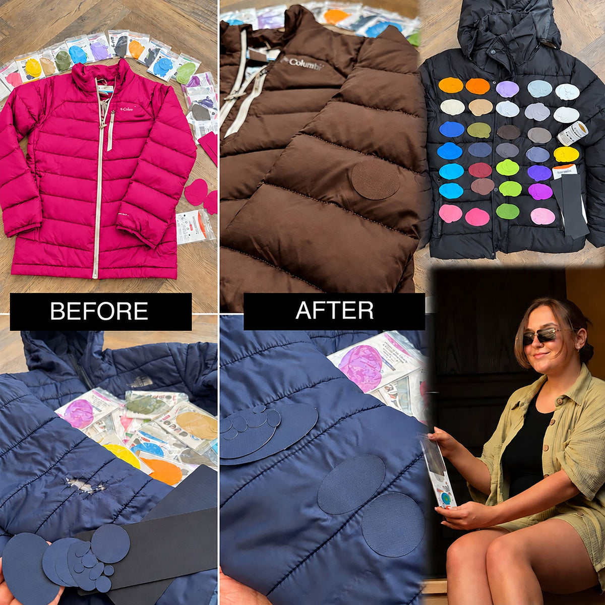 Self-Adhesive Puffer Jacket Repair Patches (30+ Colours) - aZengear