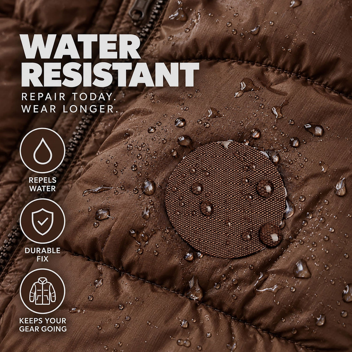 Self-Adhesive Puffer Jacket Repair Patches (30+ Colours) - aZengear